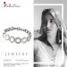 Silberdream SilberDream Armband Kreise 925 Sterling Silber 19,5cm Silberarmband SDA478J Lagerräumung