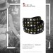 Silberdream SilberDream Nieten-Lederarmband Wickeloptik schwarz Damen Leder Armband LAP087S Letzte 3 Tage