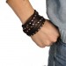 Silberdream SilberDream Lederarmband brown Damen Leder Armband LA2250B Fabrikladen
