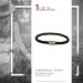 Silberdream SilberDream Leder Armband schwarz mit Edelstahl Verschluss LS1502 Begrenzt auf 3 Tage