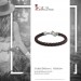 Silberdream SilberDream Lederarmband geflochten braun Edelstahl Armband LAP008B Outlet