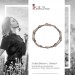 Silberdream SilberDream Bicolor Armband Rose und Schwarz 19-21cm 925 Silber Damen SDA2459F Blitzverkäufe