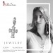 Silberdream SilberDream 925 Charm Kreuz weiß Armband Anhänger FC205W Tägliche Deals