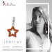Silberdream SilberDream Glitzer Charm Stern offen orange Zirkonia Kristalle GSC556O Im Verkauf