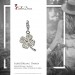 Silberdream SilberDream Glitzer Charm Kleeblatt weiß Zirkonia Kristalle GSC513W Online
