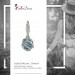 Silberdream SilberDream Charm Zirkonia Kugel aqua Armband Anhänger FC200B Kostenloser Versand