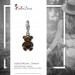 Silberdream SilberDream Charm Teddybär braun 925er Silber Armband Anhänger FC855N Fabrikpreis