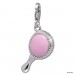 Silberdream SilberDream Charm Handspiegel rosa 925er Armband Anhänger FC689 Sonderangebot