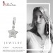 Silberdream SilberDream Charm Stern Zirkonia 925er Silber Armband Anhänger FC903W Preisnachlass