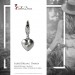 Silberdream SilberDream Silber Charm 925 Herz matt Armband Anhänger FC504 Valentinstagsangebot
