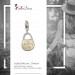 Silberdream SilberDream 925 Charm Tasche weiß Armband Anhänger FC3030W Kostenloser Versand