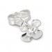 Silberdream SilberDream Ohrringe Blume weiß 925 Silber Ohrstecker SDO508W Super Sparpreis