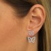 Silberdream SilberDream Ohrstecker Dangle Ear Cuff Schmetterling 925 Silber Ohrringe GSO448W Letzte 3 Tage