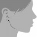 Silberdream SilberDream Ohrringe Blümchen Zirkonia schwarz 925er Ohrstecker SDO5903S 50% Rabatt mit kostenlosem Versand