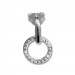 Silberdream SilberDream Glitzer Ohrstecker Circle Zirkonia weiß 925 Silber Ohrring GSO508W Outlet