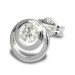 Silberdream SilberDream Ohrring Kreise Zirkonia weiß 925 Silber Ohrstecker SDO542W Schlussverkauf