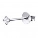 Silberdream SilberDream Ohrstecker Zirkonia Viereck 2mm weiß 925 Silber SDO8501W Bestseller