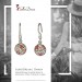 Silberdream SilberDream Glitzer Ohrringe 925 Zirkonias Blume pink GSO301 Kostenlose Rückgabe
