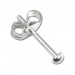 Silberdream SilberDream mini-Ohrstecker Halbkugel 2,5mm Silber 925 Ohrring SDO5552 Letzte 3 Tage