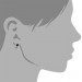 Silberdream SilberDream Ohrstecker drei Kreise schwarz 925er Glitzer Kristalle GSO600S Zeitbegrenzte Promotion