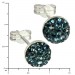 Silberdream SilberDream Ohrstecker Halbkugel blau 925er Glitzer Kristalle GSO217B Bis zu 60% Rabatt