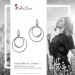 Silberdream SilberDream Ohrhänger Doppelringe 925 Sterling Silber Damen Ohrringe SDO6700J Begrenzt auf 3 Tage
