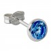 Silberdream SilberDream Ohrring Zirkonia blau 5mm 925 Silber Ohrstecker SDO5535B Black Friday Preise