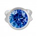 Silberdream SilberDream Ohrring Zirkonia blau 5mm 925 Silber Ohrstecker SDO5535B Black Friday Preise