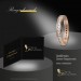 Silberdream GoldDream Gold Ring Gr.58 Zirkonia weiß 333er Roségold GDR520E58 Neuheiten