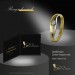 Silberdream GoldDream Gold Ring Welle Zirkonia weiß Gr.58 333er Gelbgold GDR510T58 Auslauf