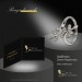 Silberdream GoldDream Gold Ring Gr.58 Ranke Zirkonia 333er Weißgold GDR515J58 Lagerräumung