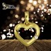 Silberdream GoldDream Kettenanhänger Herz Zirkonia 375 Gold Anhänger Echtschmuck GDH003Y Versandkostenfrei